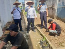 Lapas Martapura Mendukung Penuh Kegiatan Penelitian Taruna Poltekpin Dalam Rangka Ketahanan Pangan Peremajaan Tanaman Hortikultura