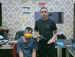 Tim Resmob Oku Timur Bekuk Mandor PT LPI, Sita Senpi Rakitan dan Amunisi di Dalam Kasur