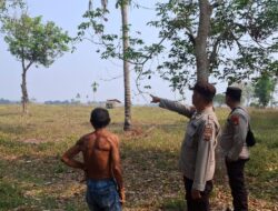 Gagal Tembus Area Militer, Polsek Martapura Kendala Ground Cek Hotspot Karhutla