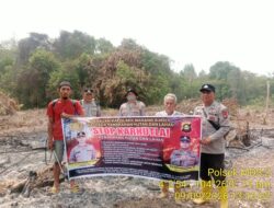 Gerak Cepat Polsek Madang Suku II Padamkan Potensi Karhutla Lewat Edukasi Massal