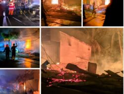 Kebakaran Lintas Sumatera Baturaja: 8 Tempat Usaha Ludes, Nihil Korban